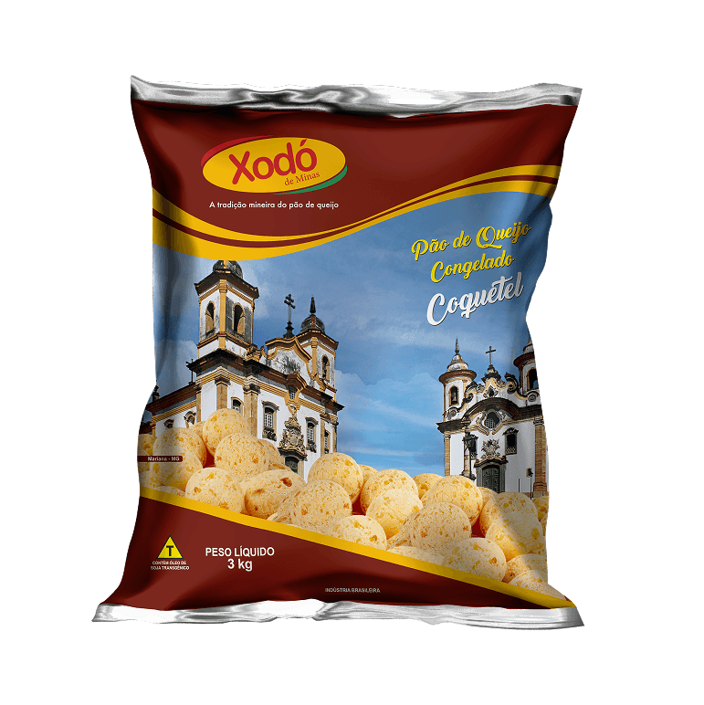 Pão de Queijo Coquetel | Xodó de Minas – Pequeno no Tamanho, Gigante no Sabor | 3KG