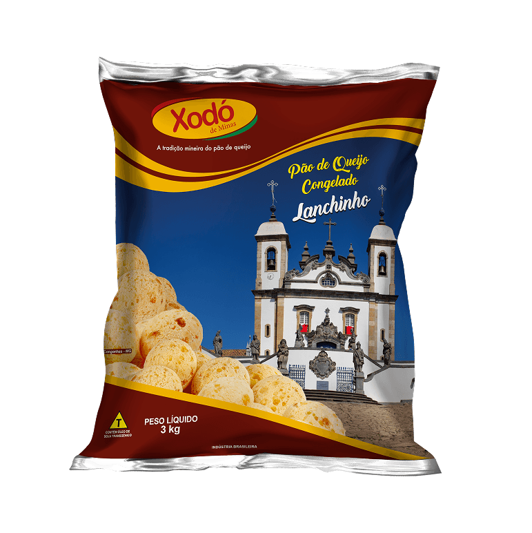 Pão de Queijo Lanchinho | Xodó de Minas – Praticidade com Sabor de Casa | 3KG