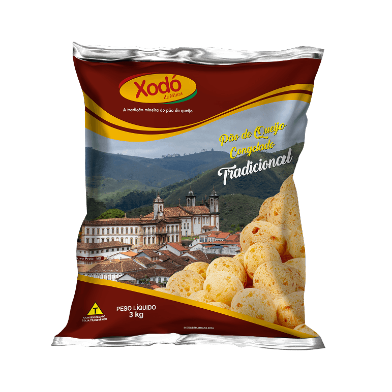 Pão de Queijo Tradicional | Xodó de Minas – O Autêntico Sabor Mineiro | 3KG