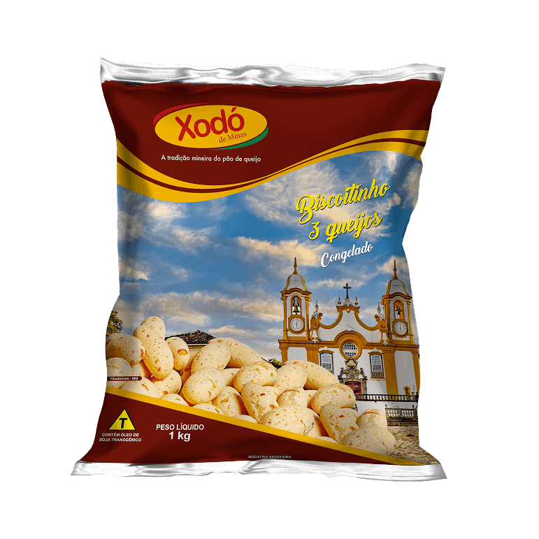 Biscoitinho 3 Queijos | Xodó de Minas – Pequeno no Tamanho, Gigante no Sabor | 1KG